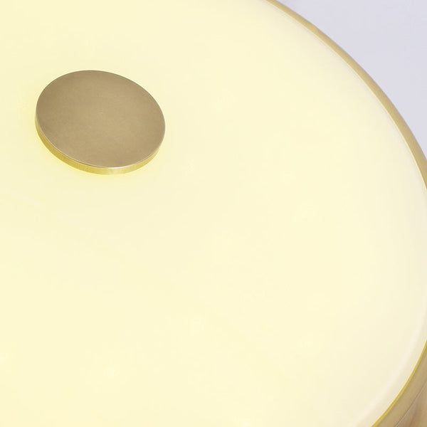 Thehouselights-LED Gold Glass Flush Mount Ceiling Lights-Ceiling Light--