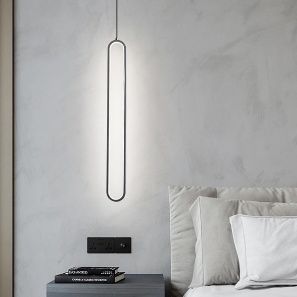 Thehouselights-LED Oval Ring Pendant Light-Pendant--