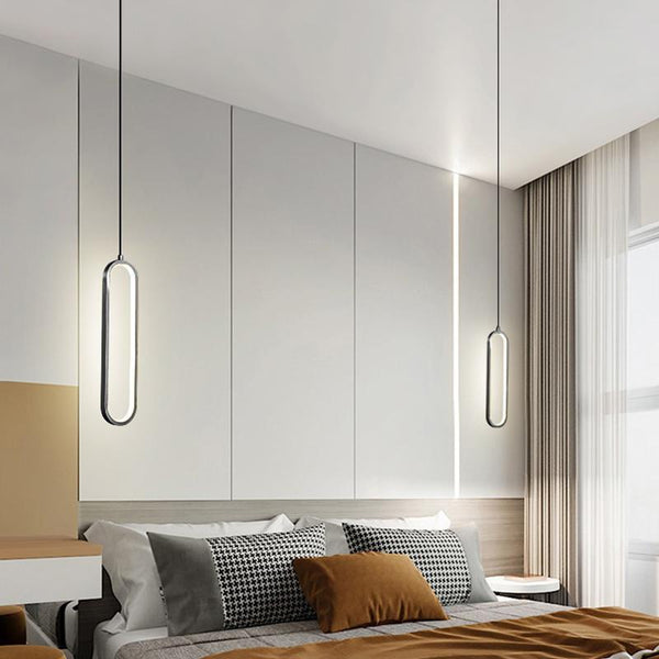 Thehouselights-LED Oval Ring Pendant Light-Pendant--
