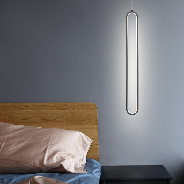 Thehouselights-LED Oval Ring Pendant Light-Pendant--