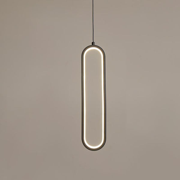 Thehouselights-LED Oval Ring Pendant Light-Pendant--
