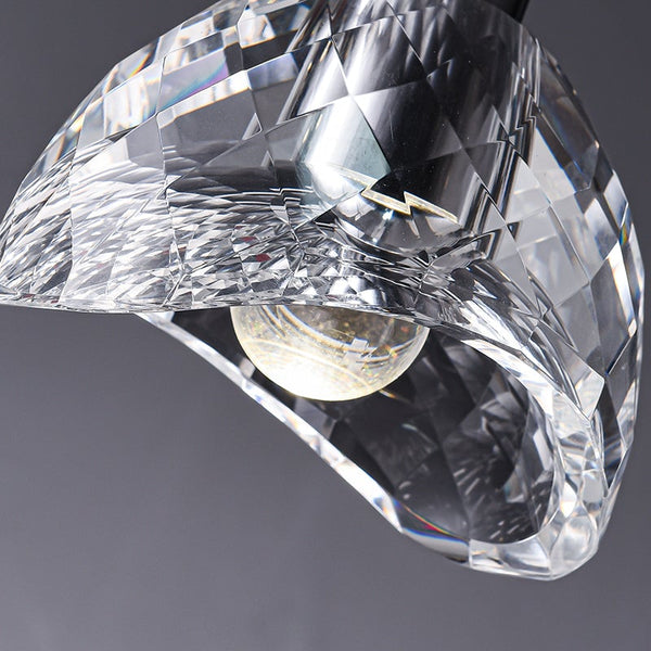 Thehouselights-LED Pendant Light in Glass Bowl Shade-Ceiling Light--