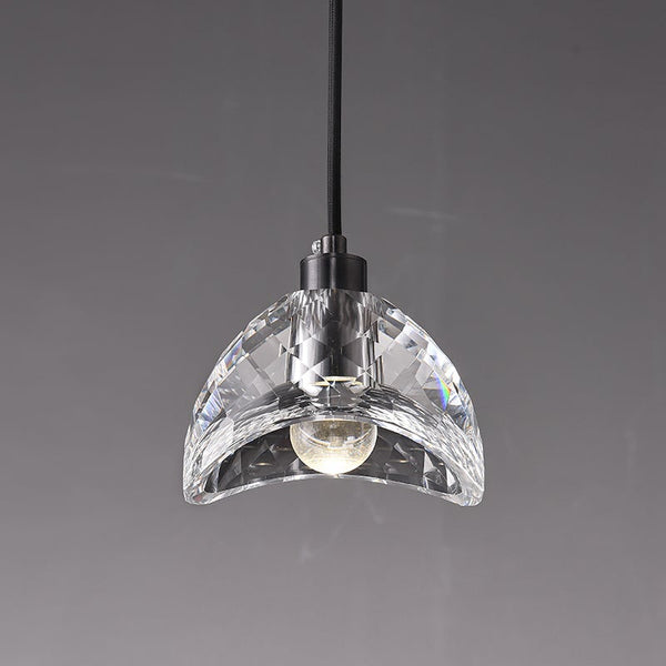 Thehouselights-LED Pendant Light in Glass Bowl Shade-Ceiling Light--
