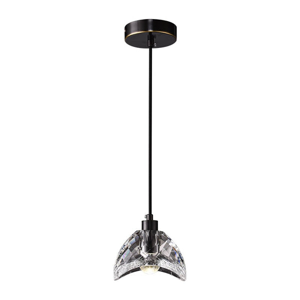 Thehouselights-LED Pendant Light in Glass Bowl Shade-Ceiling Light--