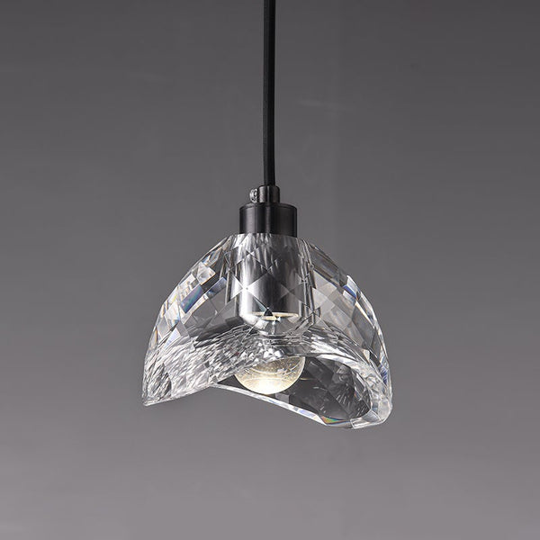 Thehouselights-LED Pendant Light in Glass Bowl Shade-Ceiling Light--