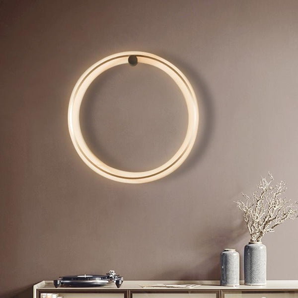 Thehouselights-LED Round Circle Ring Wall Sconce-Wall Lights--