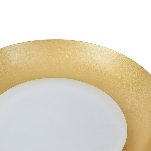 Thehouselights-LED Saucer Flush Mount with Acrylic Diffuser-Ceiling Light-Cool White-