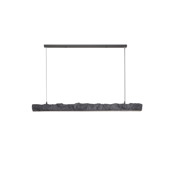 Thehouselights-LED Strip Linear Statement Pendant Light-Pendant-Black-90 cm.