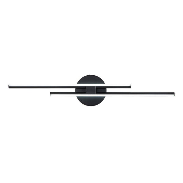 Thehouselights-Linear LED Flush Mount Ceiling Light-Ceiling Light-Black-60 CM
