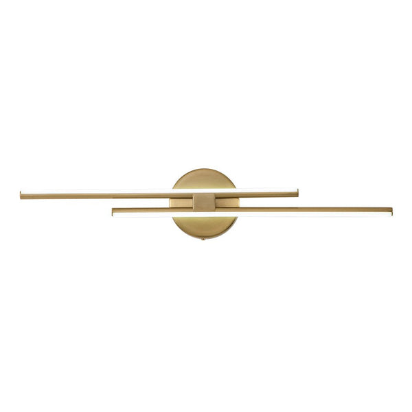 Thehouselights-Linear LED Flush Mount Ceiling Light-Ceiling Light-Brass-60 CM