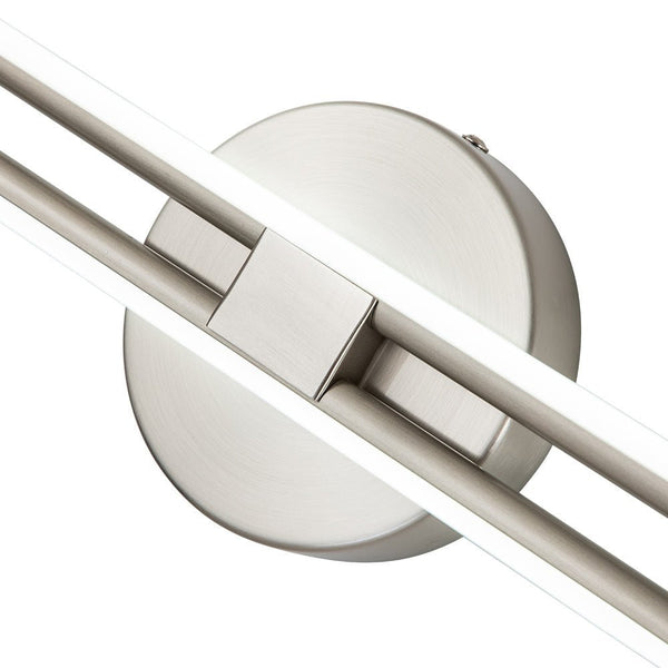 Thehouselights-Linear LED Flush Mount Ceiling Light-Ceiling Light-Nickel-60 CM