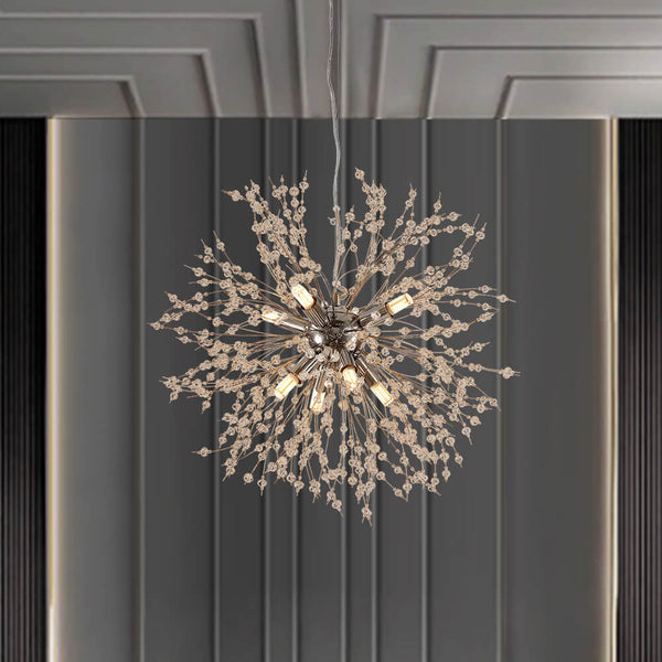Thehouselights-Luxury 8-Light Sputnik Firework Chandelier-Chandelier-Chrome-