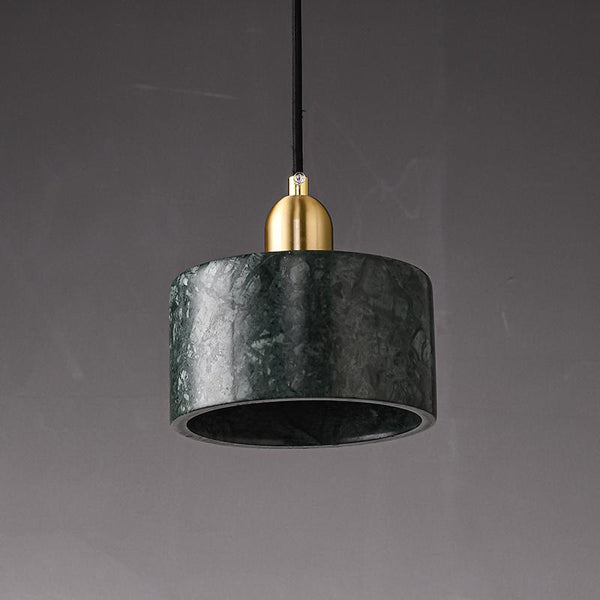 Thehouselights-Marble Pendant Light with Circle Round Shape-Pendant--