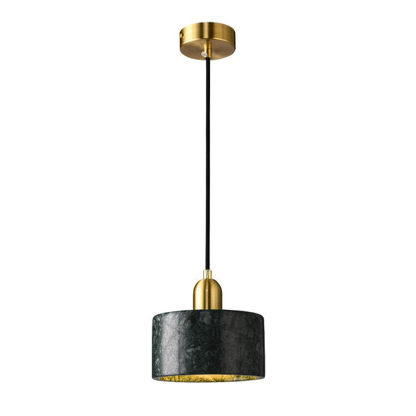 Thehouselights-Marble Pendant Light with Circle Round Shape-Pendant--