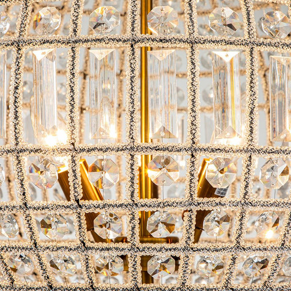 Thehouselights-Mid-century Modern Crystal Orb Chandelier-Chandelier-1-Light-
