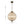 Thehouselights-Mid-century Modern Crystal Orb Chandelier-Chandelier-1-Light-