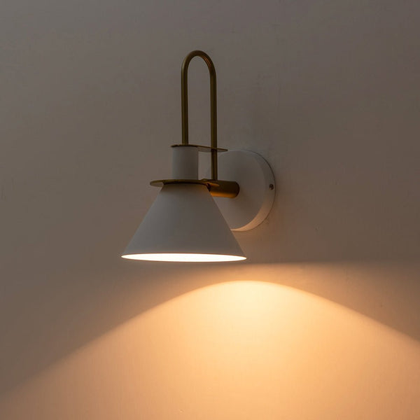 Thehouselights-Mid-Century Modern Industrial Look Matte Black Wall Lamp-Wall Lights-Green-