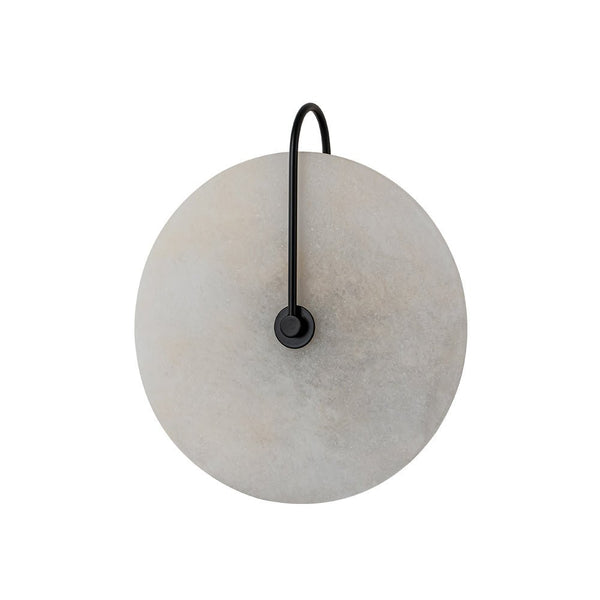 Thehouselights-Mid-century Wall Sconce With Circle Marble Shade-Wall Lights--