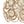 Thehouselights-Mini Antique Metal Crystal Gold Semi Flush Mount-Ceiling Light-Gold-