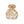 Thehouselights-Mini Antique Metal Crystal Gold Semi Flush Mount-Ceiling Light-Gold-