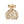 Thehouselights-Mini Antique Metal Crystal Gold Semi Flush Mount-Ceiling Light-Gold-