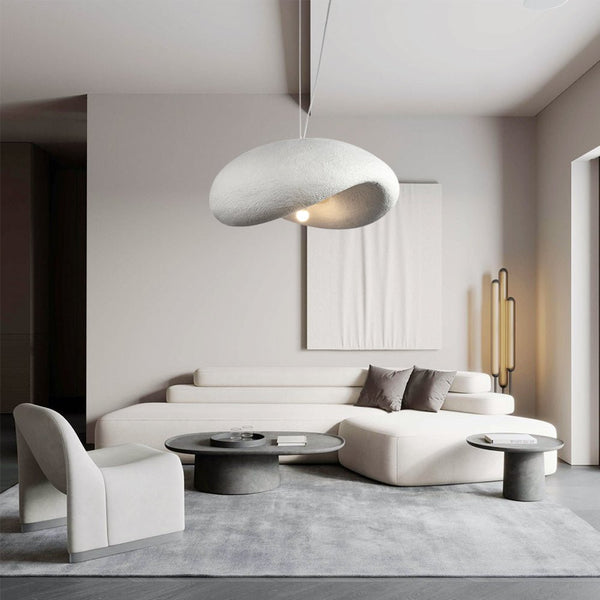 Thehouselights-Minimalist Handmade Imitation Roughcast Pendant Light-Pendant-L-