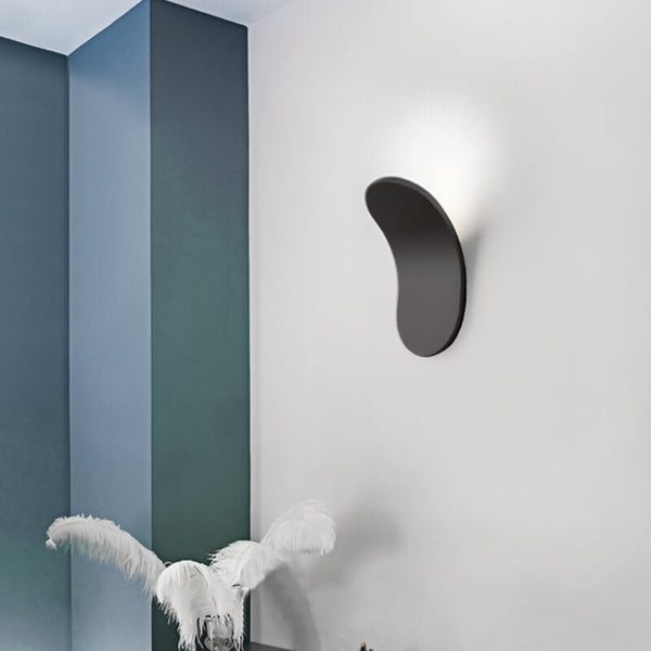 Thehouselights-Minimalist Modern Wall Sconce in Black/White Finish-Wall Lights-Black-Cool White
