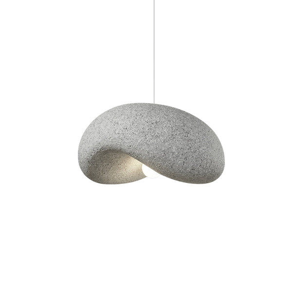 Thehouselights-Minimalist Spots Imitation Roughcast Handmade Pendant Light-Pendant-Light Gray-L