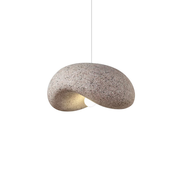 Thehouselights-Minimalist Spots Imitation Roughcast Handmade Pendant Light-Pendant-Light Red-L