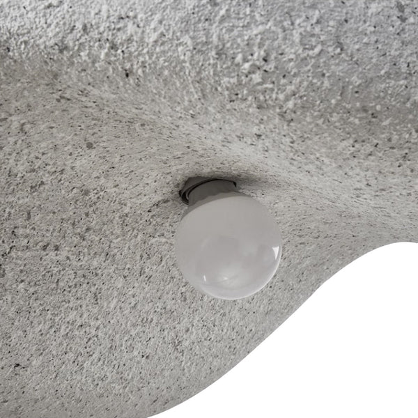 Thehouselights-Minimalist Spots Imitation Roughcast Handmade Pendant Light-Pendant-Light Red-L