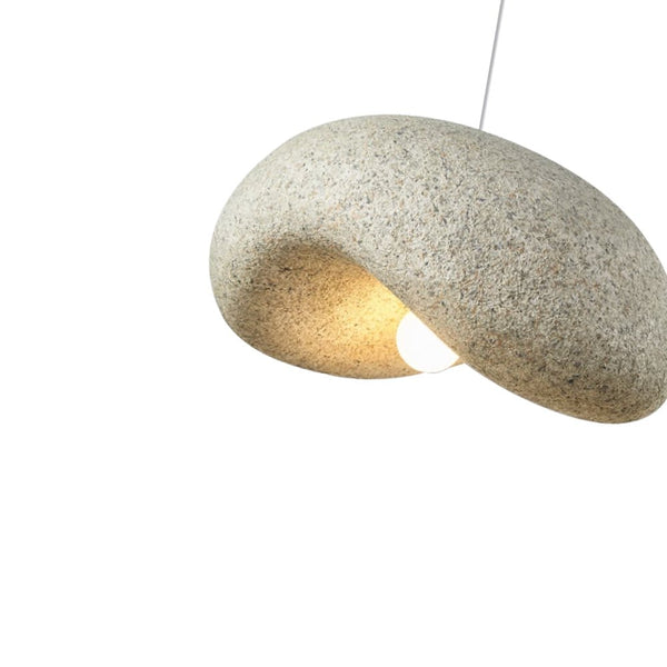 Thehouselights-Minimalist Spots Imitation Roughcast Handmade Pendant Light-Pendant-Light Red-L