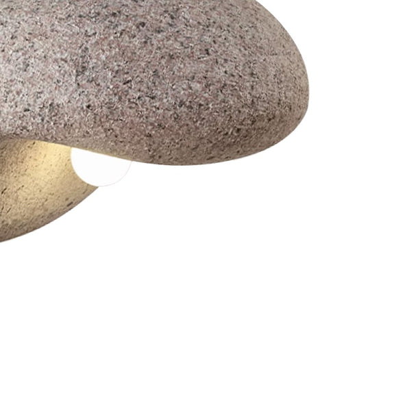 Thehouselights-Minimalist Spots Imitation Roughcast Handmade Pendant Light-Pendant-Light Red-L