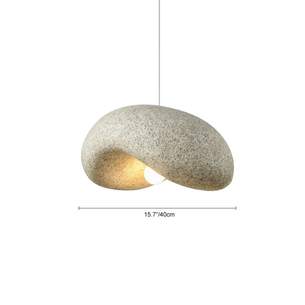 Thehouselights-Minimalist Spots Imitation Roughcast Handmade Pendant Light-Pendant-Light Red-L