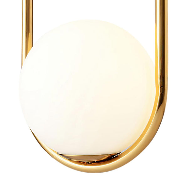 THEHOUSELIGHTS-Modern 1-Light Brass Kitchen Pendant Lighting-Pendant-S-Oval