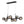 Thehouselights-Modern Clear Glass Globe Kitchen Island Chandelier-Chandelier-Black-