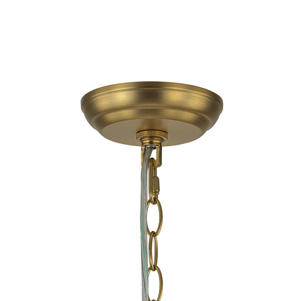 Thehouselights-Modern Cluster Petal Glass Globe Bubble Chandelier-Chandelier-8-Light-Brass