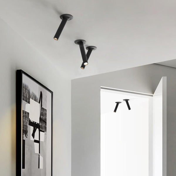 Thehouselights-Modern COB Ceiling Light Track Light Spot Light-Ceiling Light-Black-