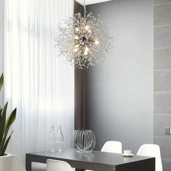Thehouselights-Modern Crystal Sputnik Chandelier-Chandelier-12Lt-Chrome