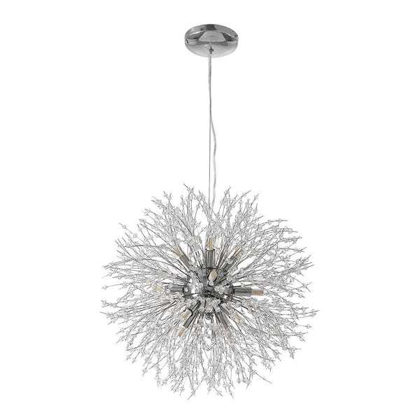 Thehouselights-Modern Crystal Sputnik Chandelier-Chandelier-12Lt-Chrome