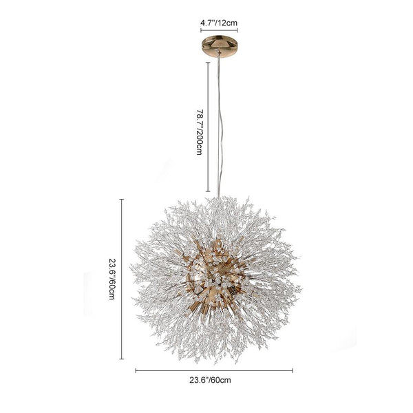Thehouselights-Modern Crystal Sputnik Chandelier-Chandelier-16Lt-Chrome