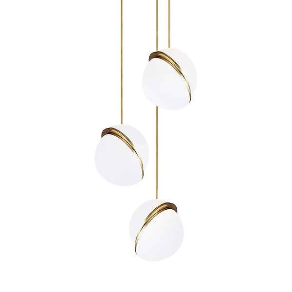 Thehouselights-Modern Opal Globe Pendant Lighting-Pendants--