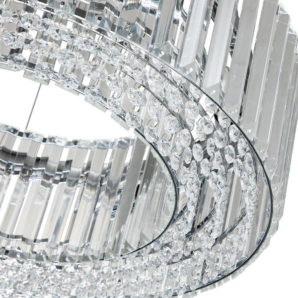Thehouselights-Modern Round Crystal Chandelier-Chandelier--
