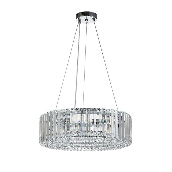 Thehouselights-Modern Round Crystal Chandelier-Chandelier--
