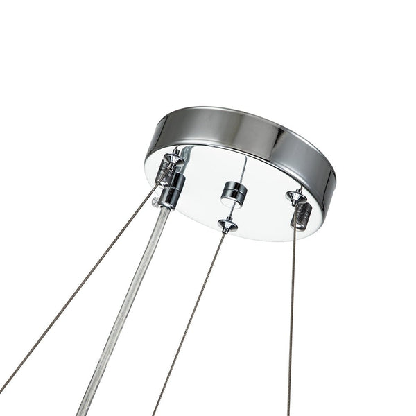 Thehouselights-Modern Round Crystal Chandelier-Chandelier--