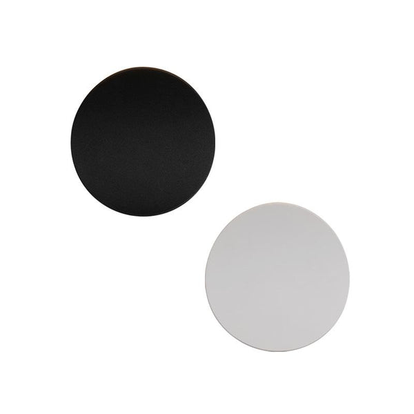 Thehouselights-Modern Round Wall Sconce with Solar Shape-Wall Lights-White-