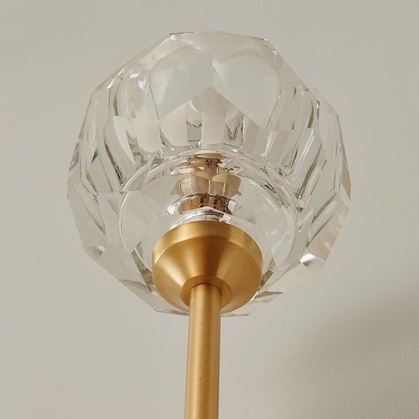 Thehouselights-Needle Wall Sconce with Crystal Shade-Wall Lights--