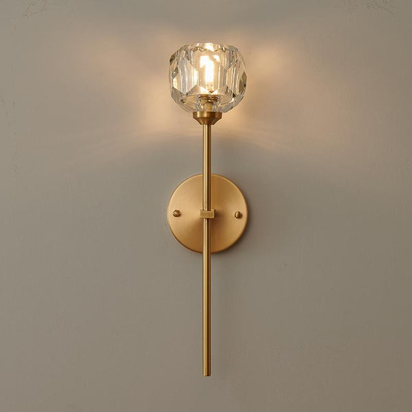 Thehouselights-Needle Wall Sconce with Crystal Shade-Wall Lights--