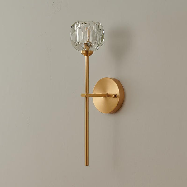 Thehouselights-Needle Wall Sconce with Crystal Shade-Wall Lights--