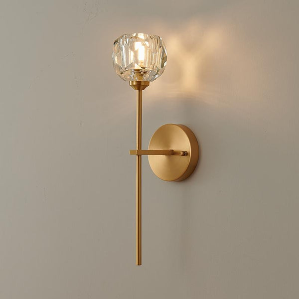 Thehouselights-Needle Wall Sconce with Crystal Shade-Wall Lights--