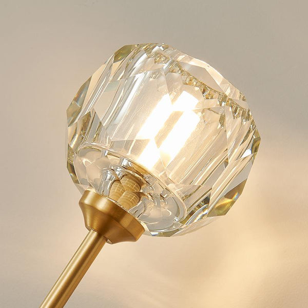 Thehouselights-Needle Wall Sconce with Crystal Shade-Wall Lights--